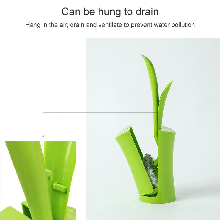 Creative Grass Shape Toilet Brush Bathroom Long Handle Toilet Brush