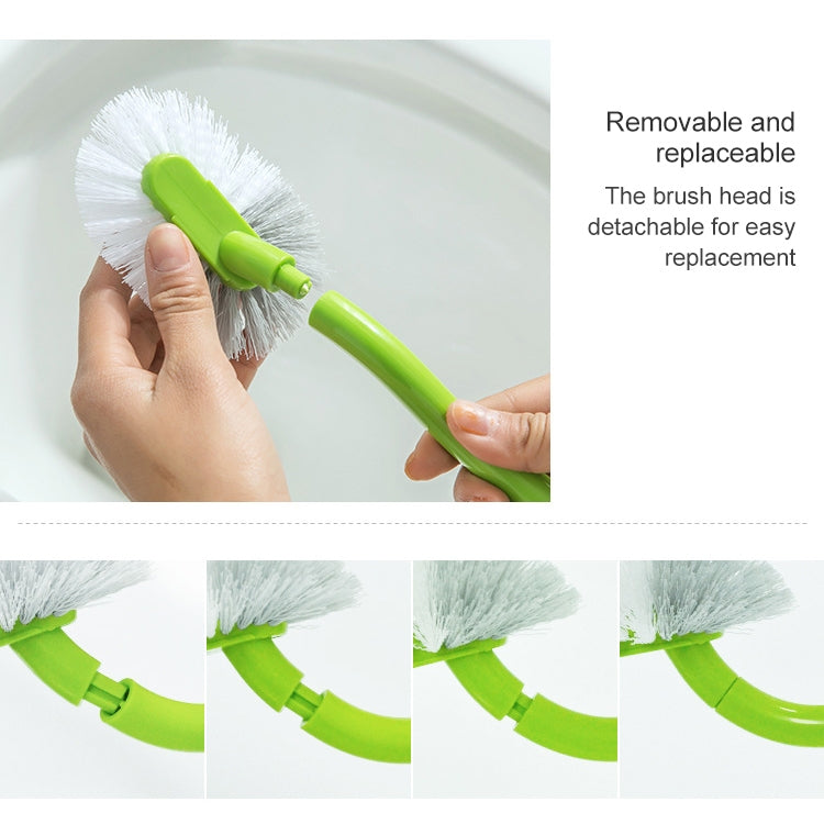 Creative Grass Shape Toilet Brush Bathroom Long Handle Toilet Brush