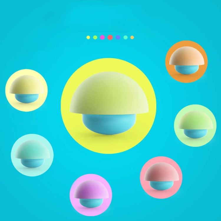 USB Tumbler Bedside Feeding Intelligent Touch Adjustment Mushroom Atmosphere Night Light(Yellow)