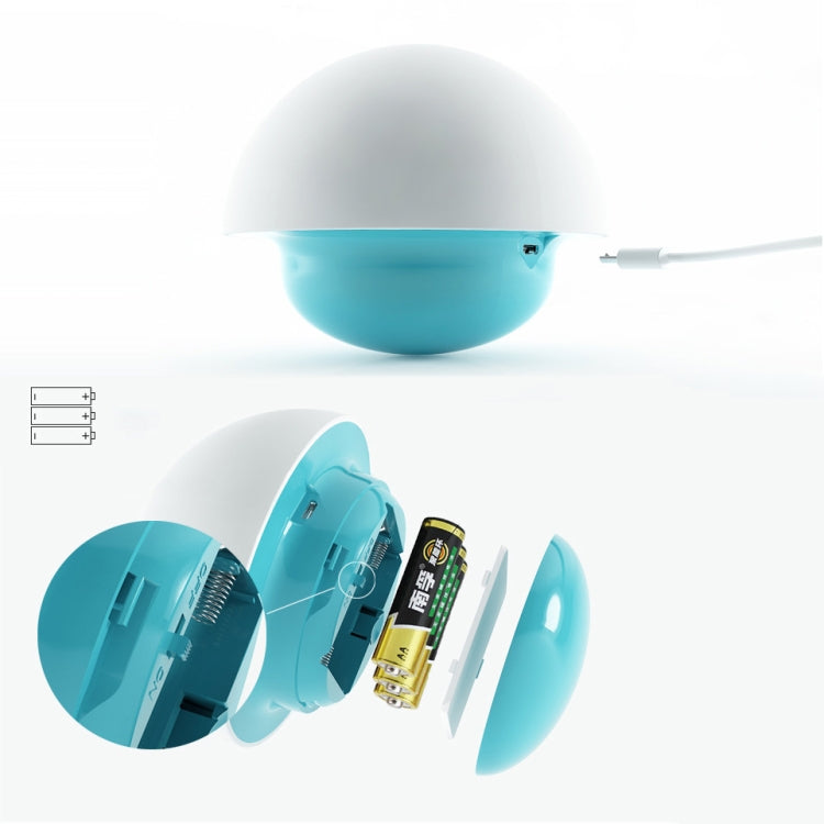 USB Tumbler Bedside Feeding Intelligent Touch Adjustment Mushroom Atmosphere Night Light(Yellow)
