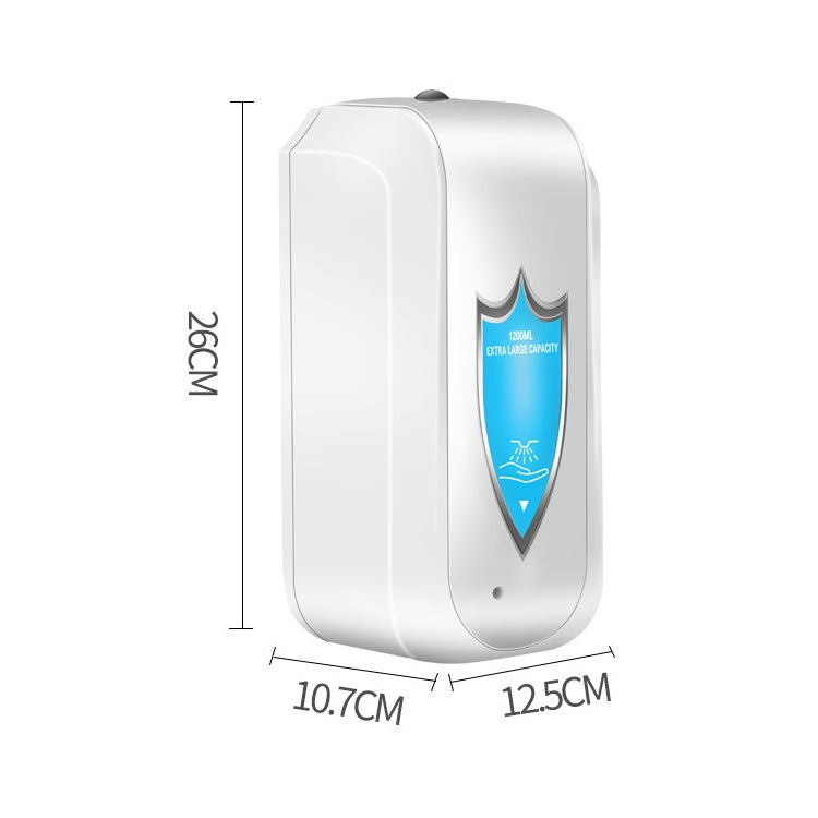1200ML Automatic Sensor Soap Dispenser USB Rechargeable Wall-mounted Alcohol Disinfection Hand Washing Machine, Product specifications: Gel Type