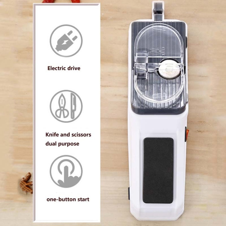 Electric Knife Sharpener Kitchen Tool Automatic Sharpener, Specification: USB Model