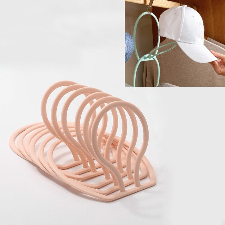 6 PCS Multifunctional Hat Storage And Drying Rack Behind The Door Dormitory Scarf Bag Hook