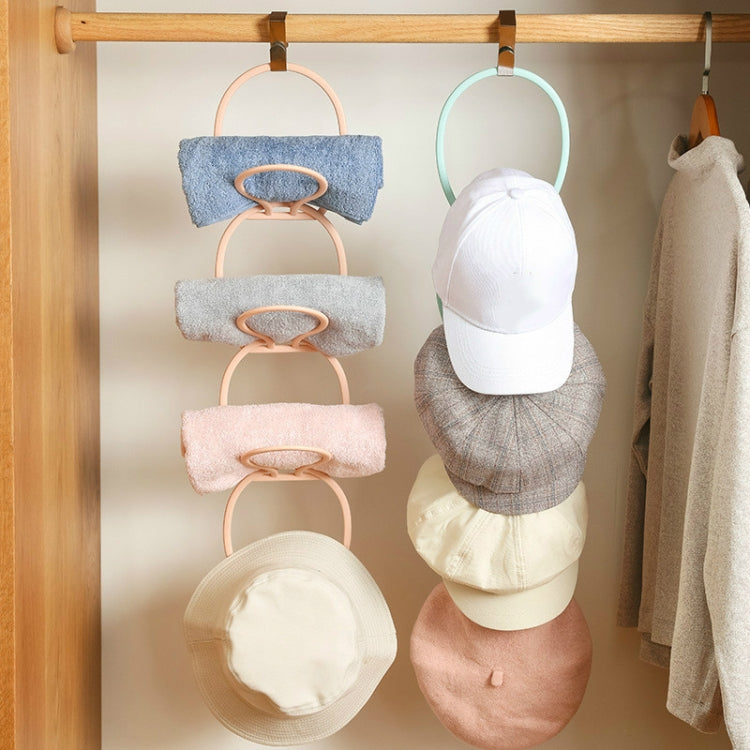 6 PCS Multifunctional Hat Storage And Drying Rack Behind The Door Dormitory Scarf Bag Hook