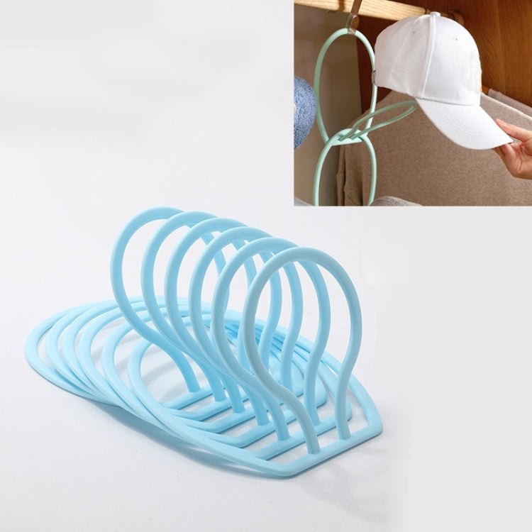 6 PCS Multifunctional Hat Storage And Drying Rack Behind The Door Dormitory Scarf Bag Hook