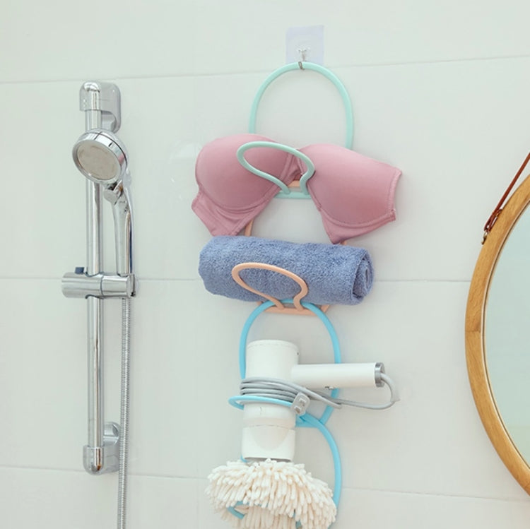 6 PCS Multifunctional Hat Storage And Drying Rack Behind The Door Dormitory Scarf Bag Hook