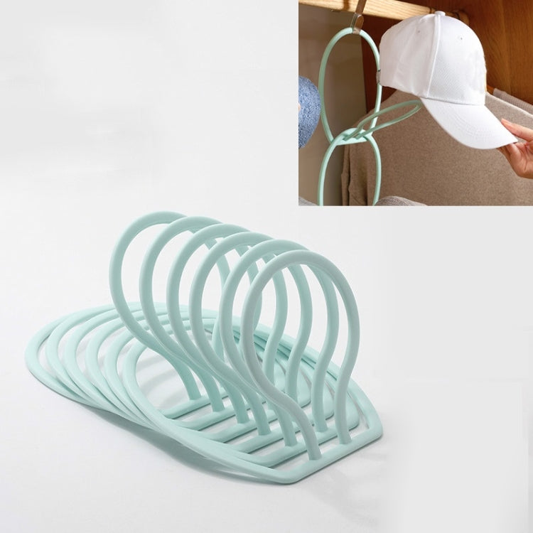 6 PCS Multifunctional Hat Storage And Drying Rack Behind The Door Dormitory Scarf Bag Hook