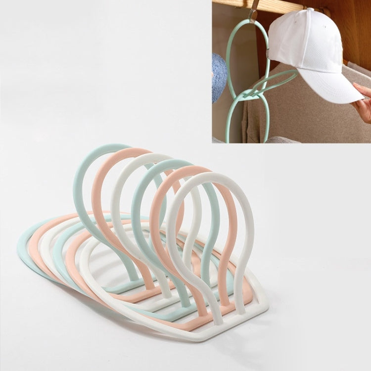6 PCS Multifunctional Hat Storage And Drying Rack Behind The Door Dormitory Scarf Bag Hook