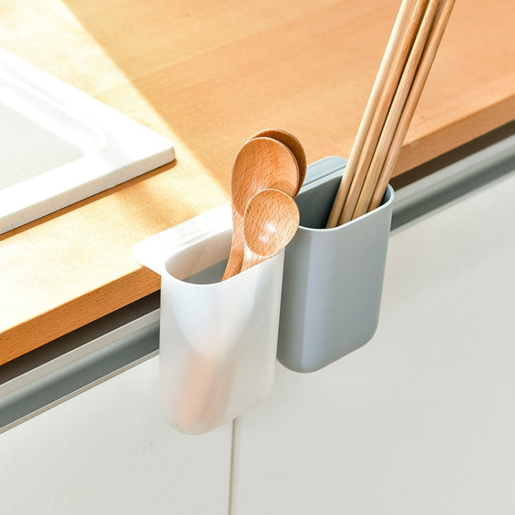 6 PCS Sticky Pen Holder Desktop Can Hang Pen Case Office Stationery Storage And Sorting Box Random Colour