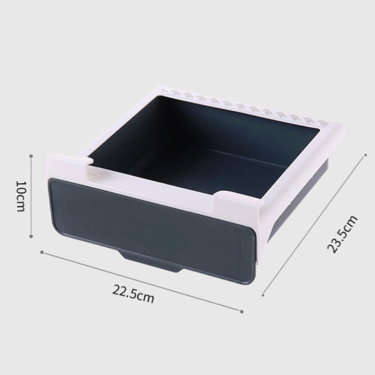 2 PCS Hidden Drawer Storage Box Sticky Cabinet Partition Hanging Storage Box