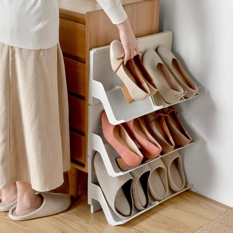 2 PCS Home Multi-layer Simple And Small Space-saving Shoe Rack