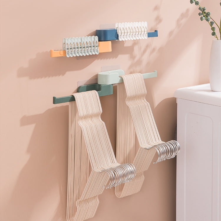 3 PCS Multifunctional Rotating Hanger Storage Balcony Rack Household Wall-mounted Shelf Random Colour