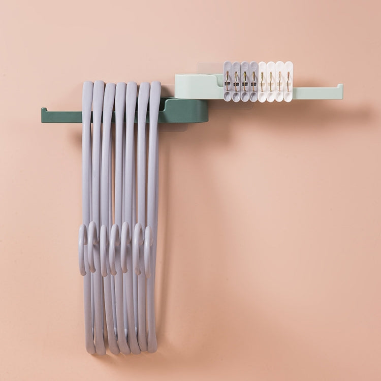 3 PCS Multifunctional Rotating Hanger Storage Balcony Rack Household Wall-mounted Shelf Random Colour