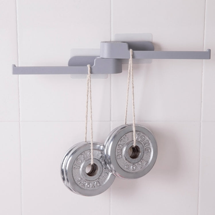 3 PCS Multifunctional Rotating Hanger Storage Balcony Rack Household Wall-mounted Shelf Random Colour