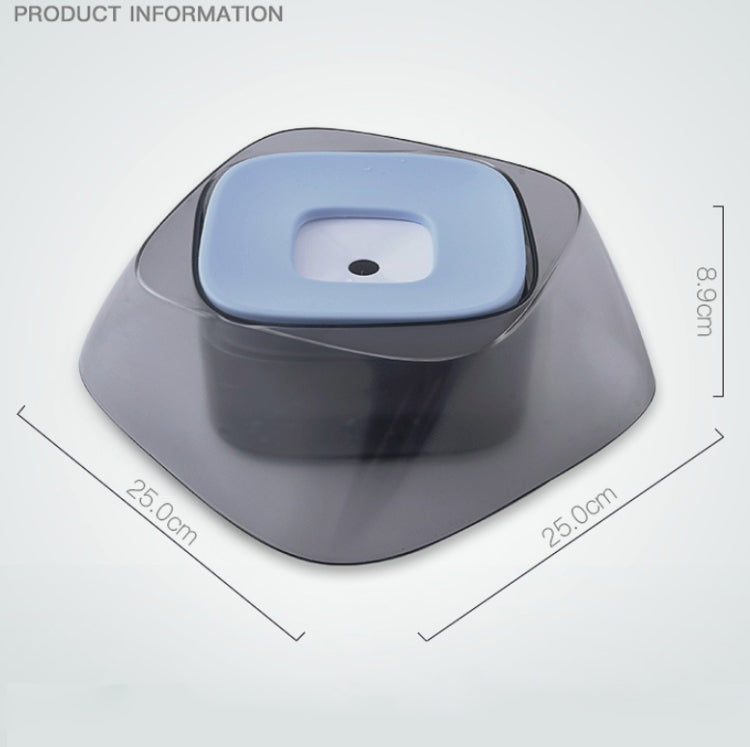 Cat Dog Food Bowl Pet Buoyancy Water Bowl Pet Supplies(Blue)
