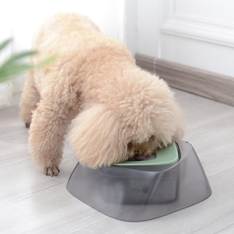 Cat Dog Food Bowl Pet Buoyancy Water Bowl Pet Supplies(Blue)