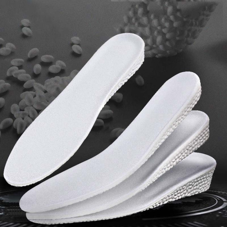 5 Pairs Inner Increased Insoles Sports Shock Absorption Increased Breathable Sweat-absorbent Deodorant Invisible Pad, Thickness:3.5cm