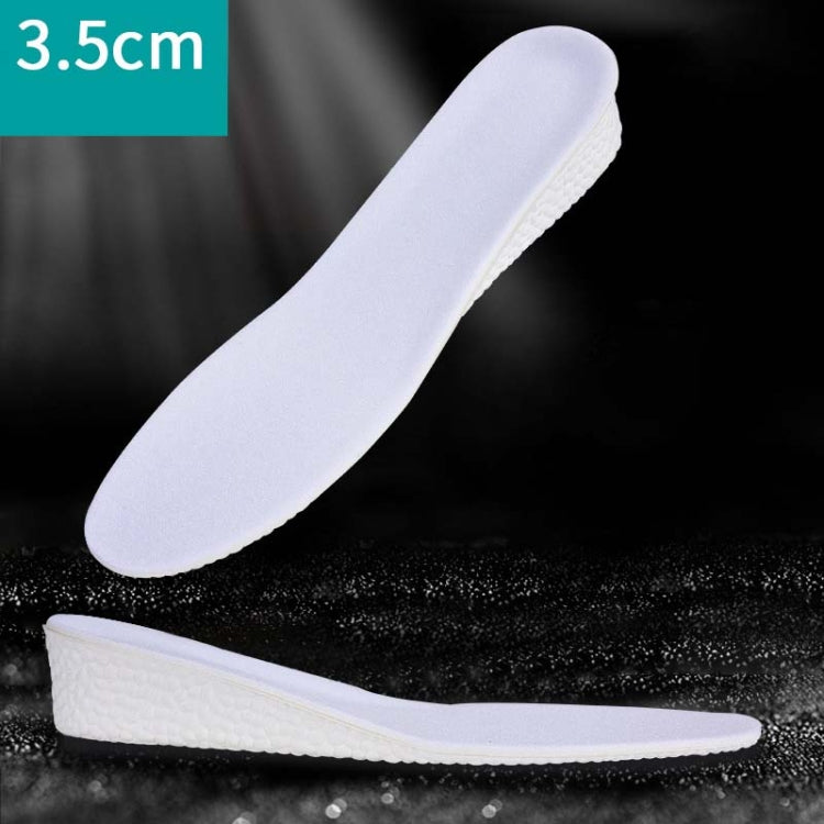 5 Pairs Inner Increased Insoles Sports Shock Absorption Increased Breathable Sweat-absorbent Deodorant Invisible Pad, Thickness:3.5cm