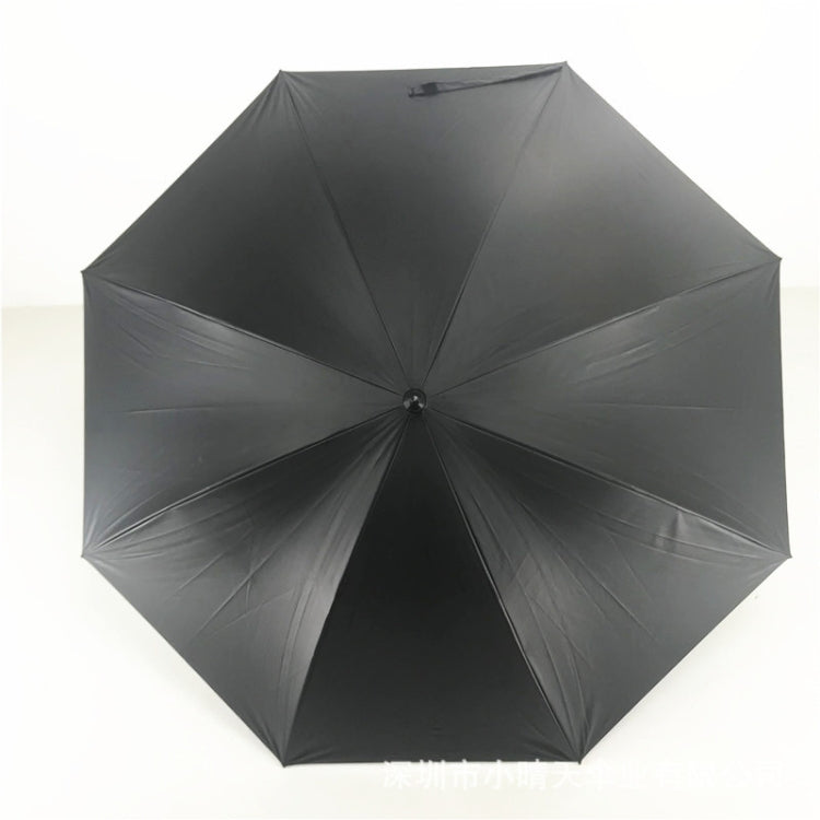 Sunscreen Spray Fan Umbrella Anti-ultraviolet Sunshade Long Handle Sun and Rain Umbrella, Colour: Blue Sky and White Clouds