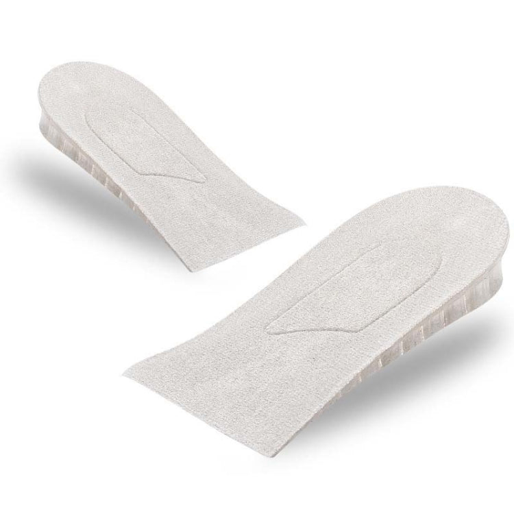 10 Pairs JF101 Invisible Transparent Silicone Heightening Pad Heel Heightening Insole Shock Absorption Half Pad, Specification:One Layer