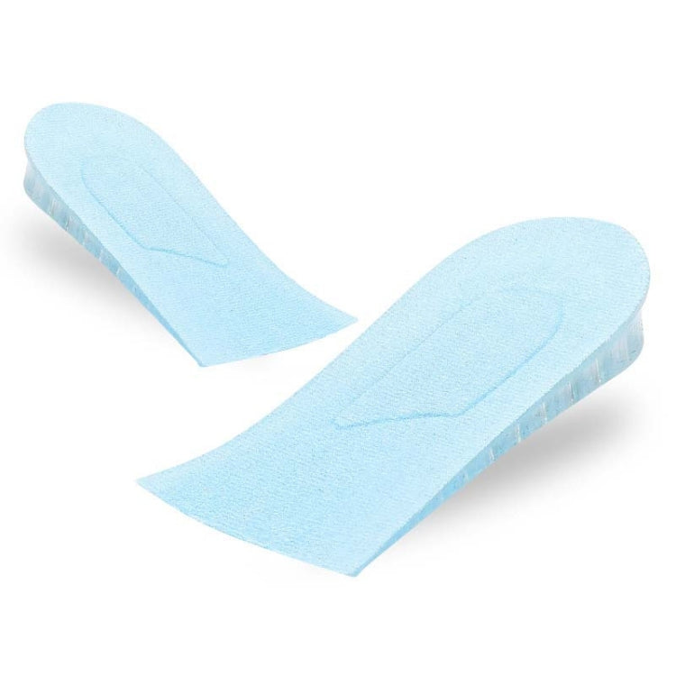 10 Pairs JF101 Invisible Transparent Silicone Heightening Pad Heel Heightening Insole Shock Absorption Half Pad, Specification:One Layer