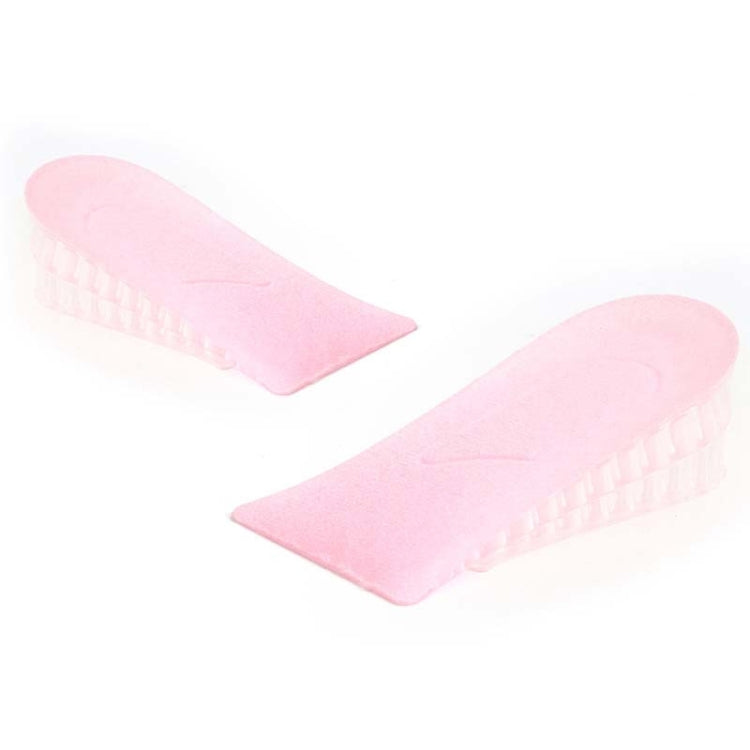 10 Pairs JF101 Invisible Transparent Silicone Heightening Pad Heel Heightening Insole Shock Absorption Half Pad, Specification:Two Layer