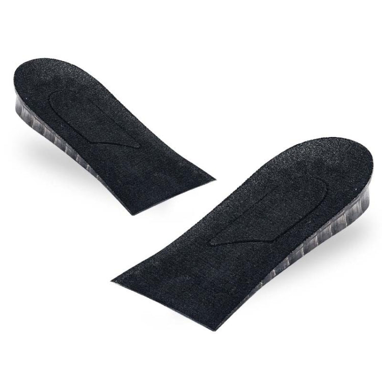 10 Pairs JF101 Invisible Transparent Silicone Heightening Pad Heel Heightening Insole Shock Absorption Half Pad, Specification:Two Layer