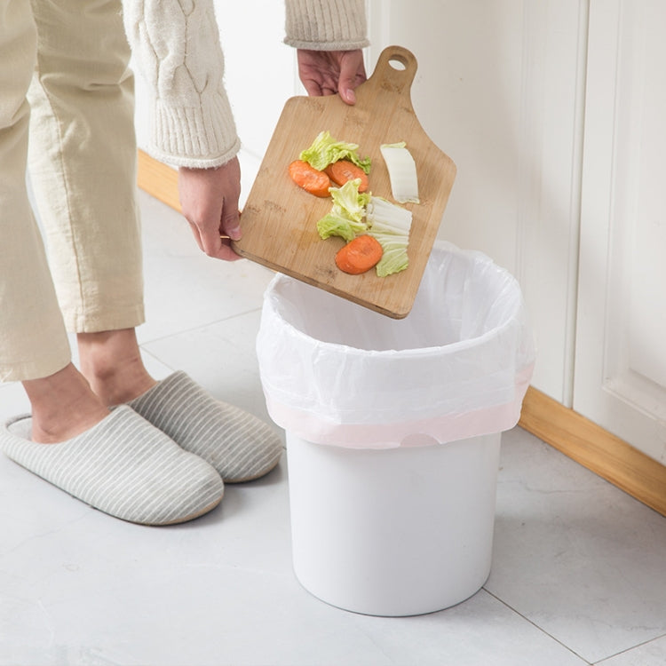 6 PCS Portable Drawstring Garbage Bag Thickened Household Disposable Automatic Closing Kitchen Plastic Bag