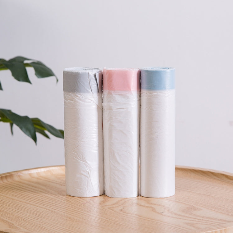 6 PCS Portable Drawstring Garbage Bag Thickened Household Disposable Automatic Closing Kitchen Plastic Bag