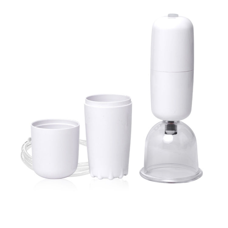 Electric Scraping Instrument Cupping Device Dredging Meridian Household Suit(White)