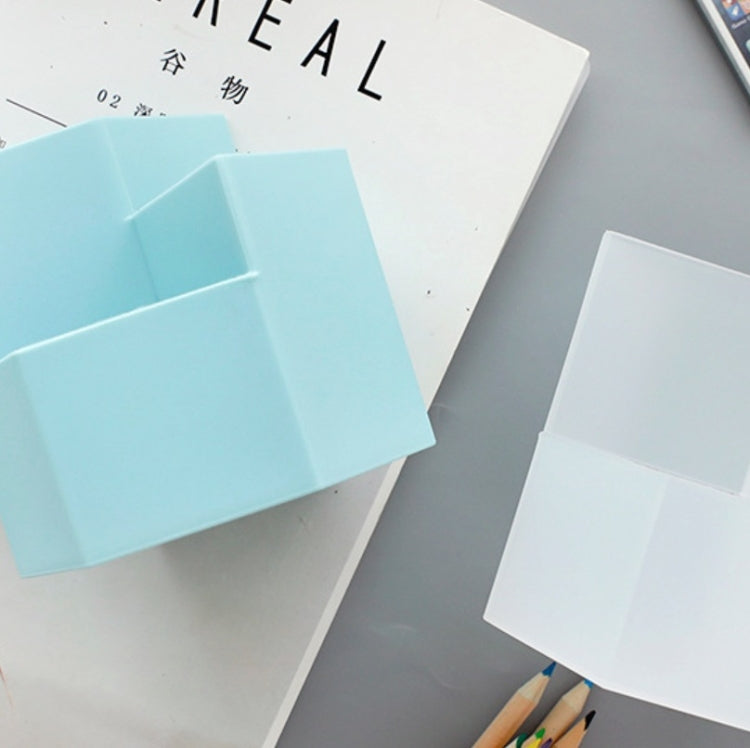 4 PCS Multifunctional Storage Box Hexagonal Pen Holder Plastic Desktop Student Office Supplies Random Colour