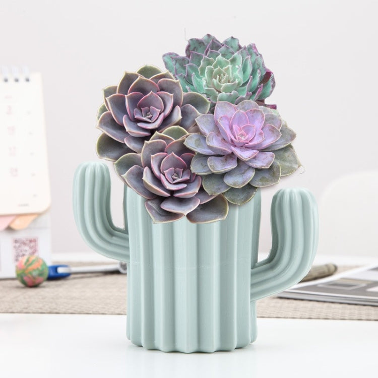 5 PCS Multifunctional Cactus Pen Holder Desk Supplies Random Colour