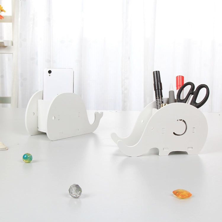 3 PCS Multifunctional Elephant Desktop Wooden Storage Box Mobile Phone Holder