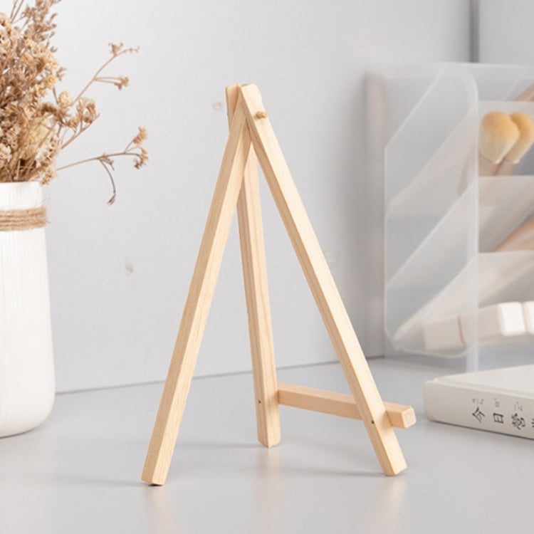 4 PCS Wooden Desktop Mobile Phone Ipad Stand Flat Folding Mini Easel, Colour: Small