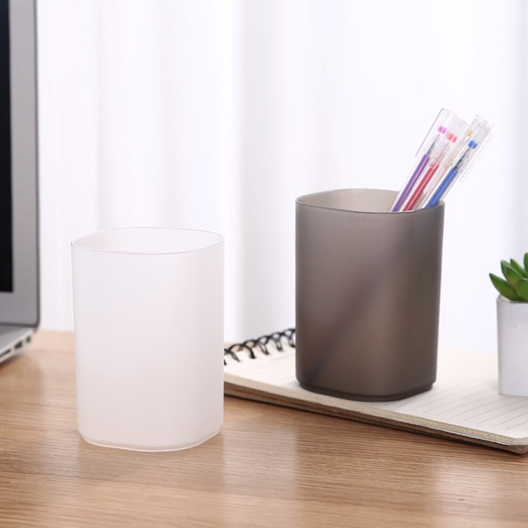30 PCS Desktop Storage Box Transparent Pen Holder Multifunctional Office Stationery Box Random Colour