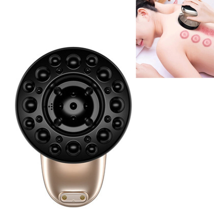 Electric Health Supplies Meridian Brush Massager to Dredge Lymphatic Negative Pressure Cupping and Scraping Instrument, Colour: Basic