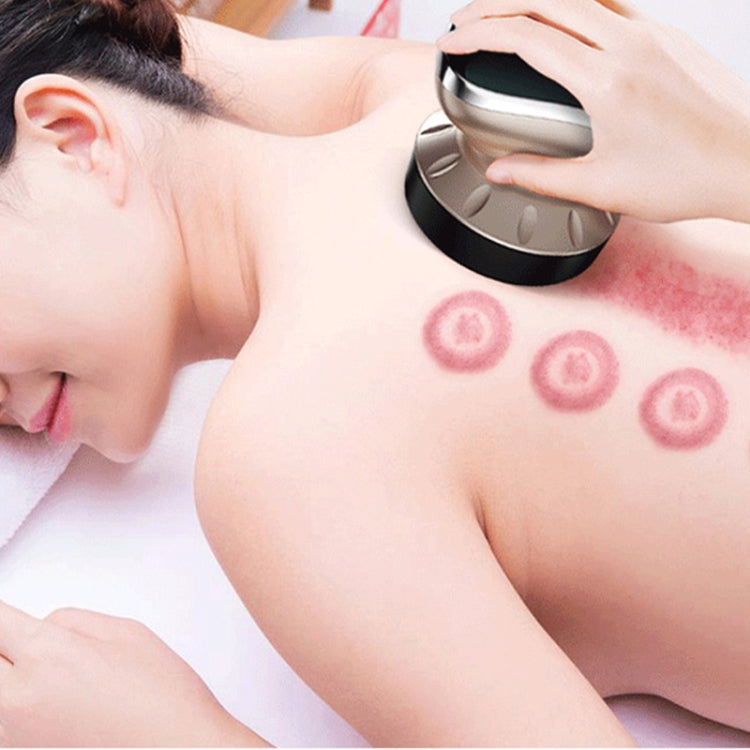 Electric Health Supplies Meridian Brush Massager to Dredge Lymphatic Negative Pressure Cupping and Scraping Instrument, Colour: High matching