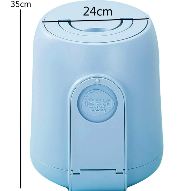 Pet Food Storage Barrel Sealed Moisture-proof Dog & Cat Food Storage Box(Blue)