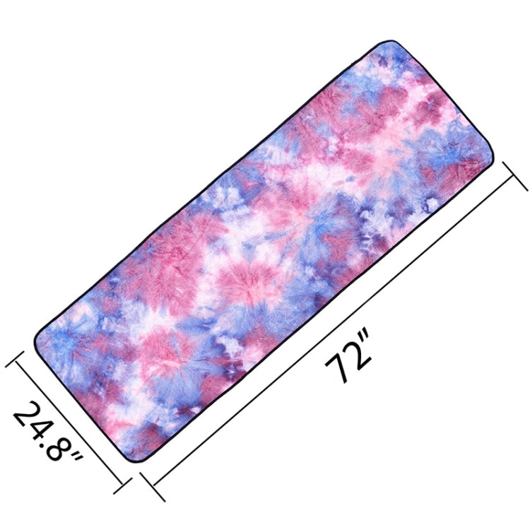 Microfiber Eco-friendly Non-slip Towel Foldable Yoga Mat Sports Drape, Size: 183 x 63cm