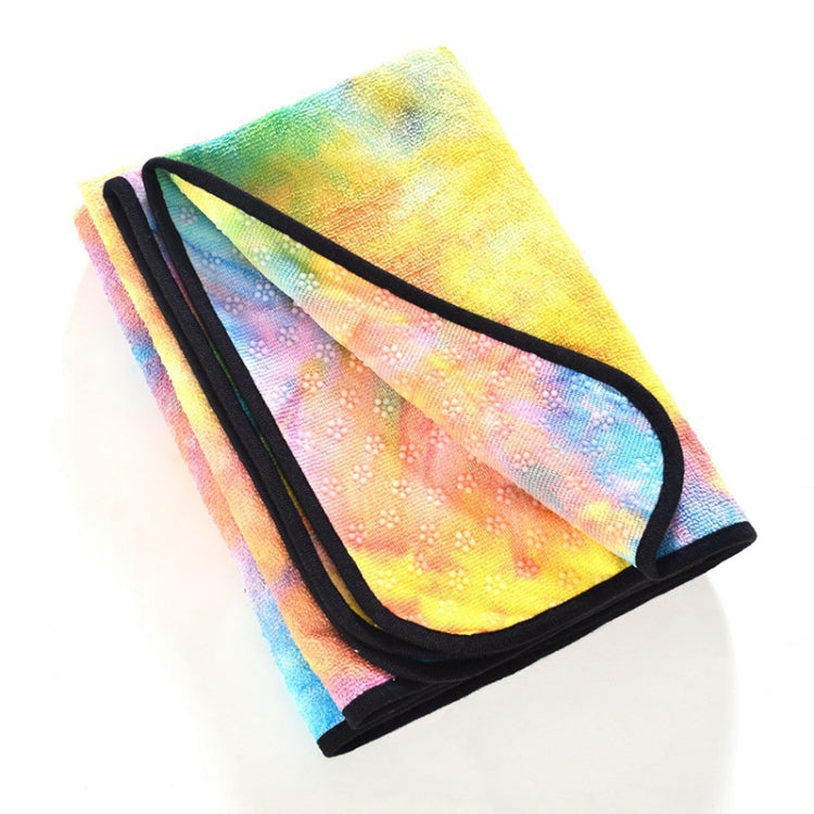 Microfiber Eco-friendly Non-slip Towel Foldable Yoga Mat Sports Drape, Size: 183 x 63cm