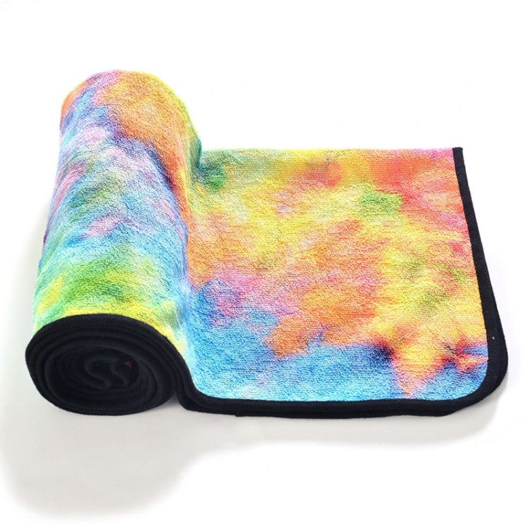 Microfiber Eco-friendly Non-slip Towel Foldable Yoga Mat Sports Drape, Size: 183 x 63cm