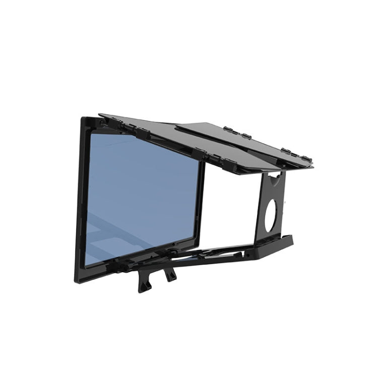 F13 12 inch Mobile Phone Screen Amplifier Foldable Three-sided Shading HD Blu-ray 3D Video Amplifier