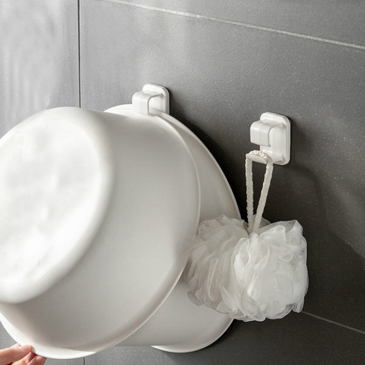 10 PCS Washbasin Hook Free Punching Bathroom Kitchen Household Washbasin Storage Rack