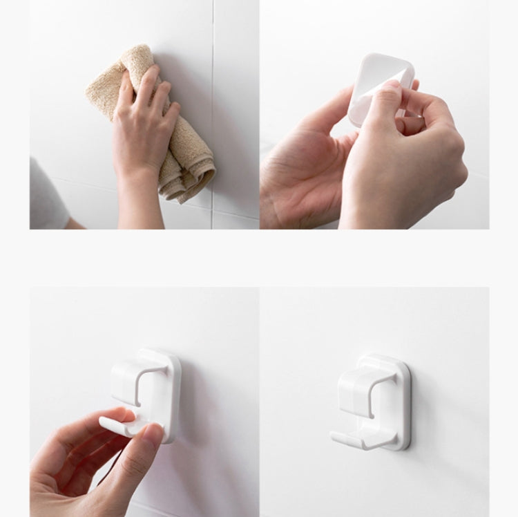 10 PCS Washbasin Hook Free Punching Bathroom Kitchen Household Washbasin Storage Rack