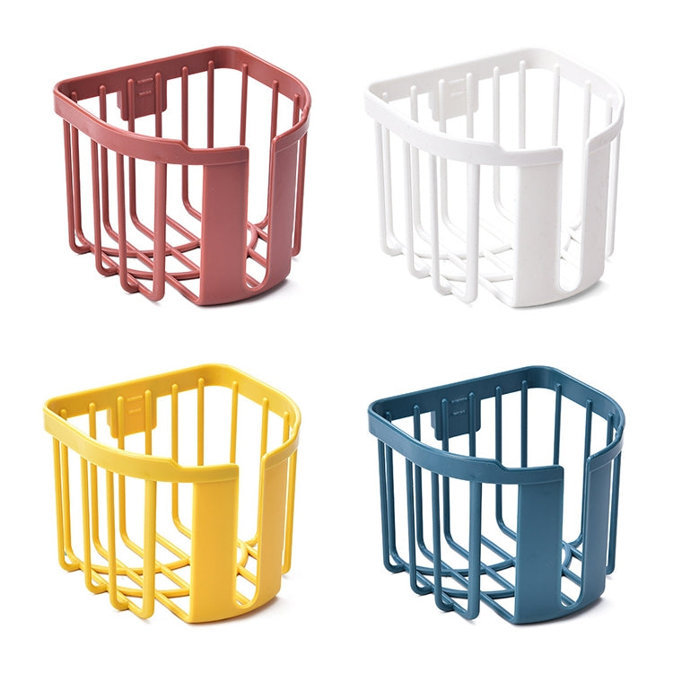 4 PCS Punch-free Toilet Paper Shelf Wall-mounted Bathroom Roll Paper Box, Random Color Delivery