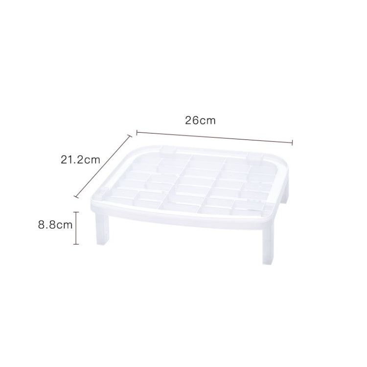 4 PCS Stackable Kitchen Tableware Rack Cabinet Rack Tableware Drying Rack