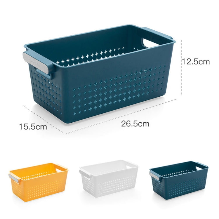 3 PCS Desktop Snack Storage Basket Kitchen Portable Storage Basket Sundries Box Random Color Delivery