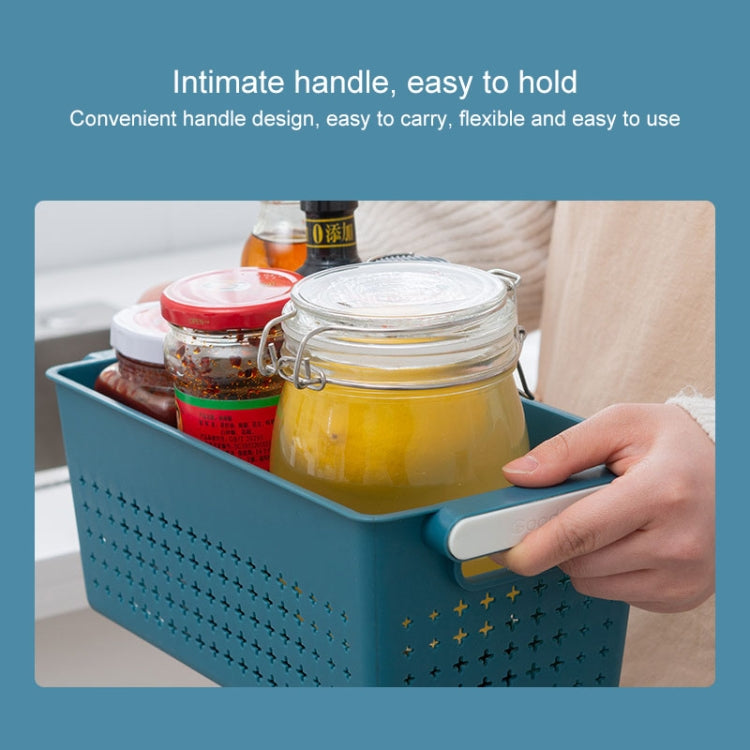 3 PCS Desktop Snack Storage Basket Kitchen Portable Storage Basket Sundries Box Random Color Delivery