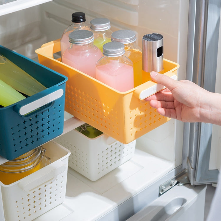 3 PCS Desktop Snack Storage Basket Kitchen Portable Storage Basket Sundries Box Random Color Delivery