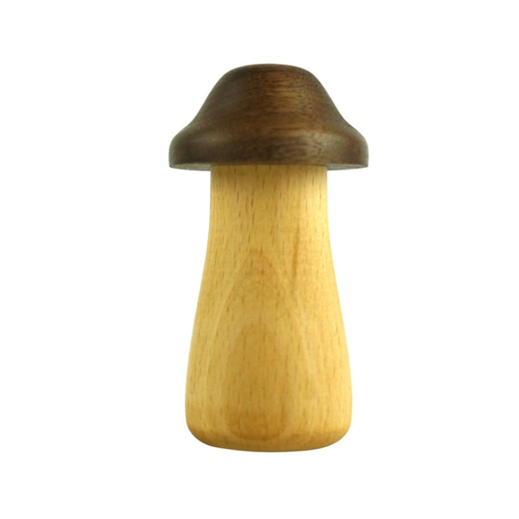 Mushroom Solid Wood Toothpick Holder Walnut Toothpick Storage Box